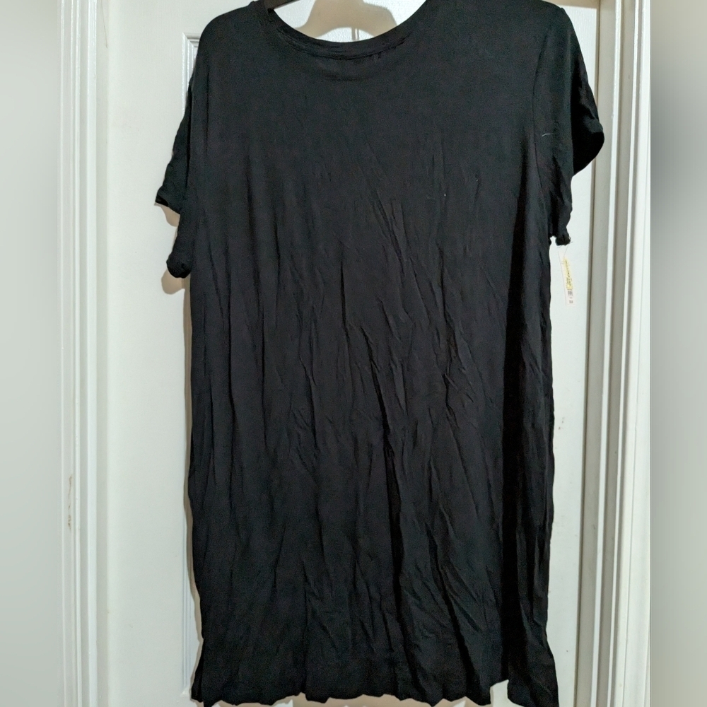 Auden Black Chemise Soft Sleepwear XXL NWT